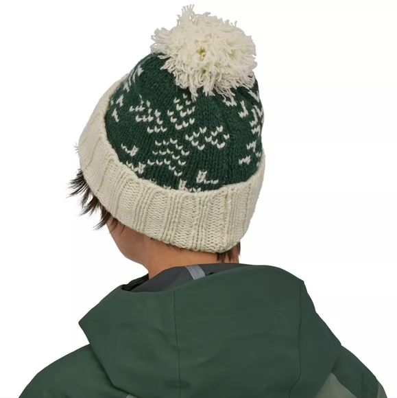 Patagonia snowbelle beanie hat womens green - Picture 2 of 7